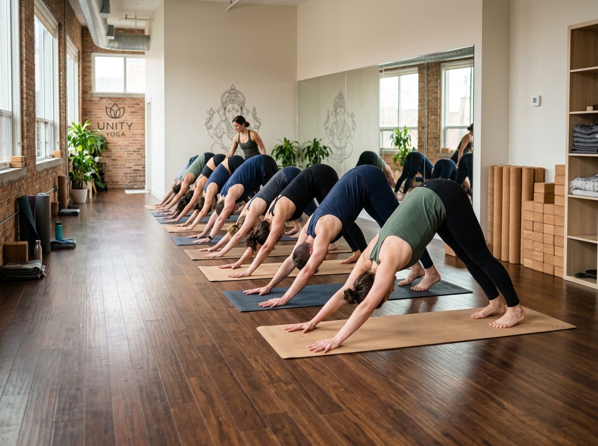 Ashtanga yoga practice at Kumara Center